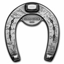 2021 Palau 1 oz Silver Antique Finish Horseshoe Shaped Coin