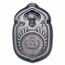2021 Palau 1 oz Silver Antique Finish Scarab Shaped Coin (No COA)