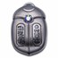 2021 Palau 1 oz Silver Antique Finish Scarab Shaped Coin (No COA)