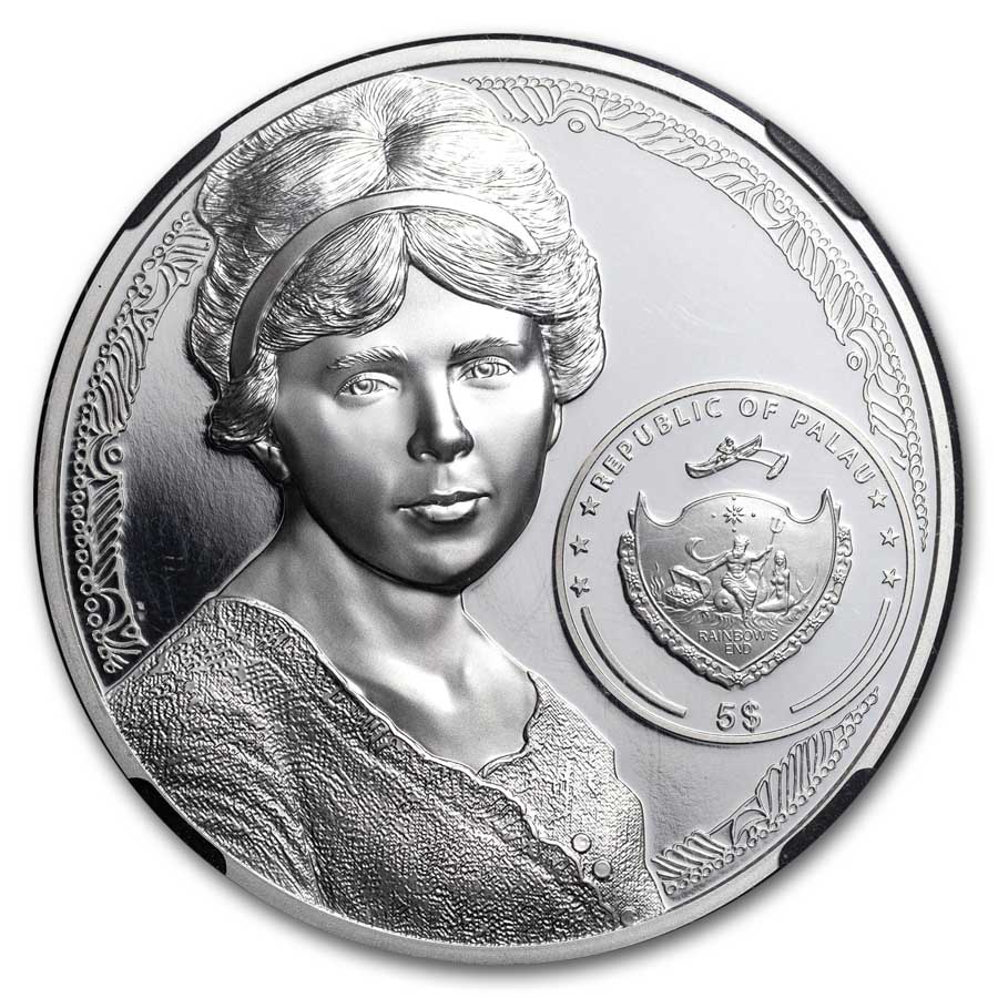 2021 Palau 1 oz Silver USS Arizona 80th Anniversary PF-70
