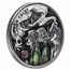 2021 Palau 2 oz Antique Silver Fear Tales: Hansel & Gretel