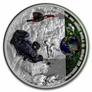 2021 Palau 2 oz Silver Proof Our Earth (Rainforest Ecosystems)