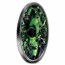 2021 Palau 3 oz Silver Black Proof Cyborg Revolution: Alien