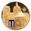 2021 Palau 5 oz Gold Tiffany Art Metropolis: Notre Dame PF-70 NGC