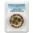 2021 Palau Ounce of Luck Silver Four-Leaf Clover PR-70 PCGS FDI 2021 Palau Ounce of Luck Silver Four-Leaf Clover PR-70 PCGS FDI