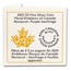 2021 RCM 1/4 oz Ag $3 Floral Emblems: Purple Saxifrage