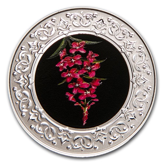 2021 RCM 1/4 oz Silver $3 Floral Emblems: Yukon Fireweed 2021 RCM 1/4 oz Silver $3 Floral Emblems: Yukon Fireweed