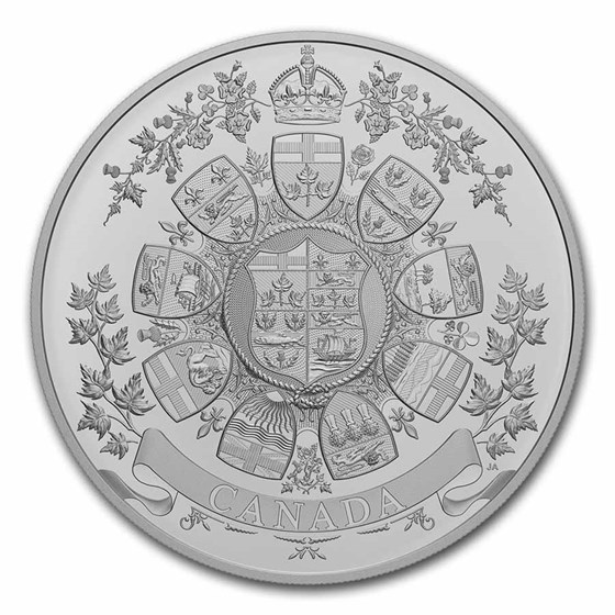 2021 RCM 1 Kilo Ag $250 Archival Treasures: 1912 Heraldic Design 2021 RCM 1 Kilo Ag $250 Archival Treasures: 1912 Heraldic Design