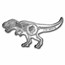 2021 RCM 2 oz Ag $5 Dinosaurs of North America Tyrannosaurus Rex