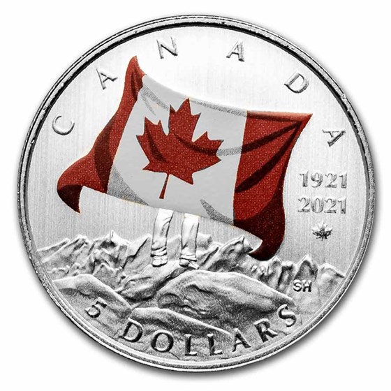 2021 RCM $5 Ag Moments to Hold: 100th Anniv of Canada's Colors