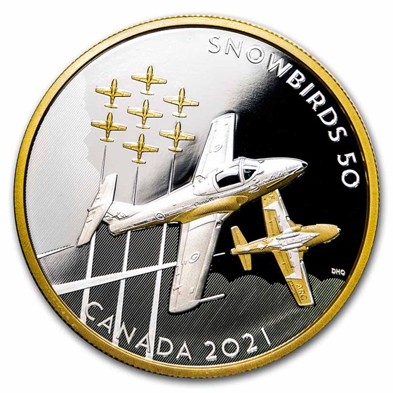 2021 RCM Silver $50 The Snowbirds: A Canadian Legacy 2021 RCM Silver $50 The Snowbirds: A Canadian Legacy