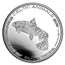 2021 Rep. of Chad 1 oz Silver Celtic Animals Salmon (MD® Singles)