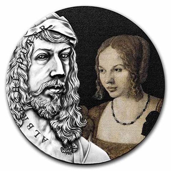 2021 Rep. of Ghana Silver Worlds Greatest Artist Albrecht Dürer 2021 Rep. of Ghana Silver Worlds Greatest Artist Albrecht Dürer