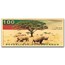2021 Republic of Cameroon 1/1000 oz Gold Black Rhino Foil Note