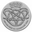 2021 Republic of Cameroon 2 oz Antique Silver Beelzebub