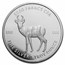2021 Republic of Chad 1 oz Silver Mandala Antelope (Abrasions)