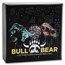 2021 Republic of Chad 2 oz Antique Silver Bull vs Bear Pandemic