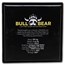 2021 Republic of Chad 2 oz Antique Silver Bull vs Bear Pandemic