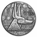 2021 Republic of Chad 5 oz Silver Anubis (Antiqued)
