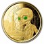 2021 Republic of Ghana 1 oz Gold 20 Dollar Space Alien Colorized