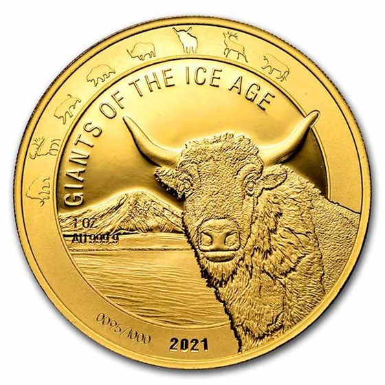 2021 Republic of Ghana 1 oz Gold Aurochs Proof 2021 Republic of Ghana 1 oz Gold Aurochs Proof