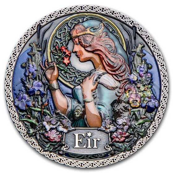 2021 Republic of Ghana Silver Goddesses of Healing: Eir 2021 Republic of Ghana Silver Goddesses of Healing: Eir