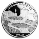 2021 Russia 1 oz Silver 3 Rubles Foundation of Novgorod