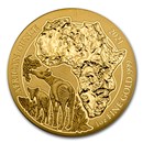 2021 Rwanda 1 oz Gold African Okapi BU
