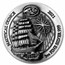 2021 Rwanda 3 oz Silver Nautical Ounce Sedov (HR, Antiqued)