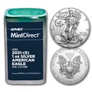 2021-(S) 1 oz American Silver Eagles (20-Coin MintDirect® Tube) 2021-(S) 1 oz American Silver Eagles (20-Coin MintDirect® Tube)
