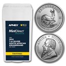 2021 S. Africa 1 oz Silver Krugerrand (MD Premier + PCGS FS Tube) 2021 S. Africa 1 oz Silver Krugerrand (MD Premier + PCGS FS Tube)