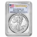 2021-S American Silver Eagle PR-70 PCGS (Type 2) (FirstStrike®)