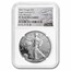2021-S American Silver Eagle (Type 2) PF-70 NGC (ER)