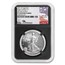 2021-S American Silver Eagle (Type 2) PF-70 NGC (FDI, Mercanti)