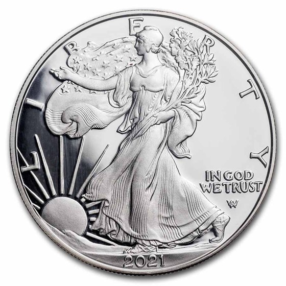 Buy 2021-S American Silver Eagle (Type 2) PR-70 PCGS | APMEX