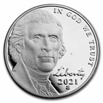 2021-S Jefferson Nickel 40-Coin Roll Proof