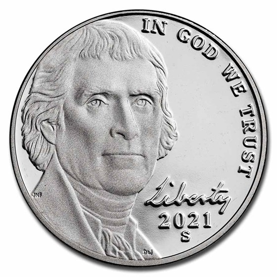 2021-S Jefferson Nickel Proof 2021-S Jefferson Nickel Proof