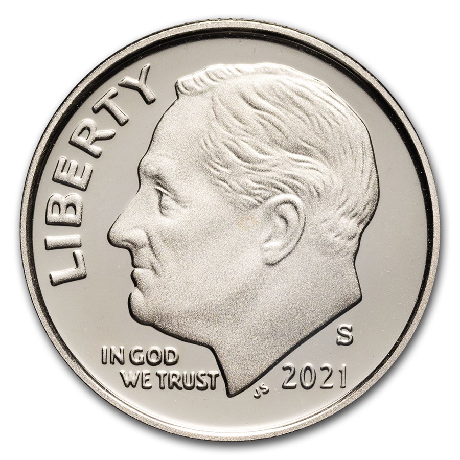 2021-S Roosevelt Dime Gem Proof