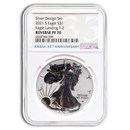 2021-S Silver Eagle (T2) Reverse Proof PF-70 NGC