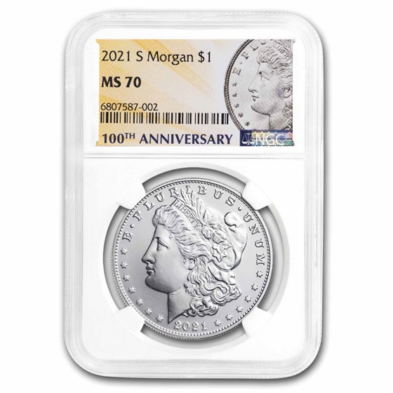 2021-S Silver Morgan Dollar MS-70 NGC 2021-S Silver Morgan Dollar MS-70 NGC