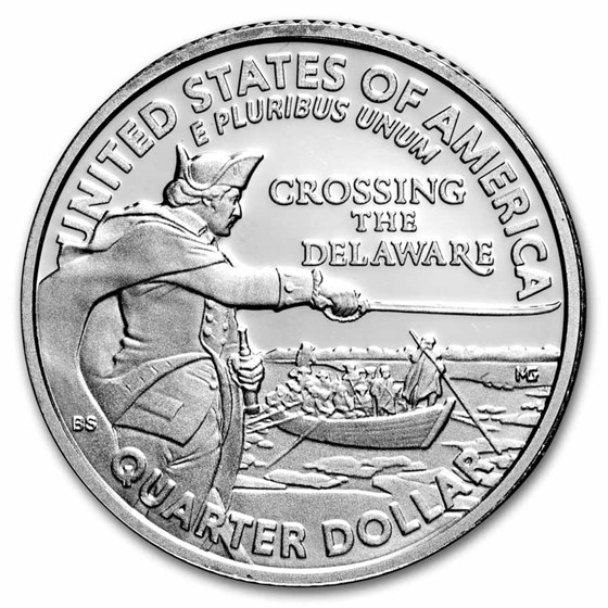 2021-S Washington Crossing the Delaware Quarter Gem Proof 2021-S Washington Crossing the Delaware Quarter Gem Proof
