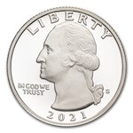 2021-S Washington Crossing the Delaware Quarter Silver Proof