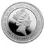 2021 Saint Helena 1/10 oz Silver Spade Guinea Shield BU