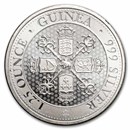 2021 Saint Helena 1.25 oz Silver Sceptre Guinea BU