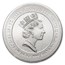 2021 Saint Helena 1.25 oz Silver Seated Britannia BU