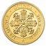 2021 Saint Helena 1/4 oz Gold Sceptre Guinea BU