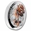 2021 Samoa 1 kilo Silver Golden Flower Collection: Rose
