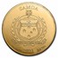 2021 Samoa 1 oz Gold $50 Tala Aztec Calendar (w/Box & COA)