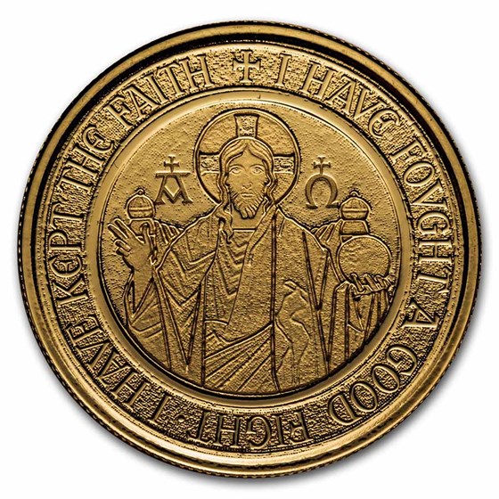2021 Samoa 1 oz Gold Alpha and Omega BU 2021 Samoa 1 oz Gold Alpha and Omega BU