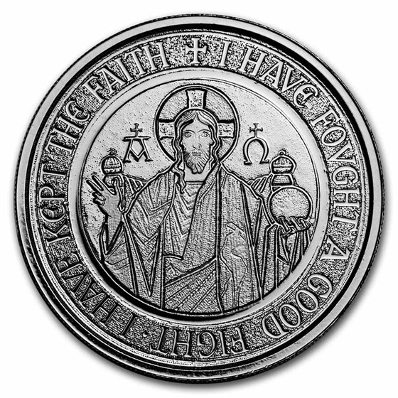 2021 Samoa 1 oz Silver 2 Tala Alpha & Omega (Rhodium) 2021 Samoa 1 oz Silver 2 Tala Alpha & Omega (Rhodium)